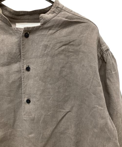 advent（アドベント）advent (アドベント) リネンプルオーバーシャツ ベージュ サイズ:5の古着・服飾アイテム