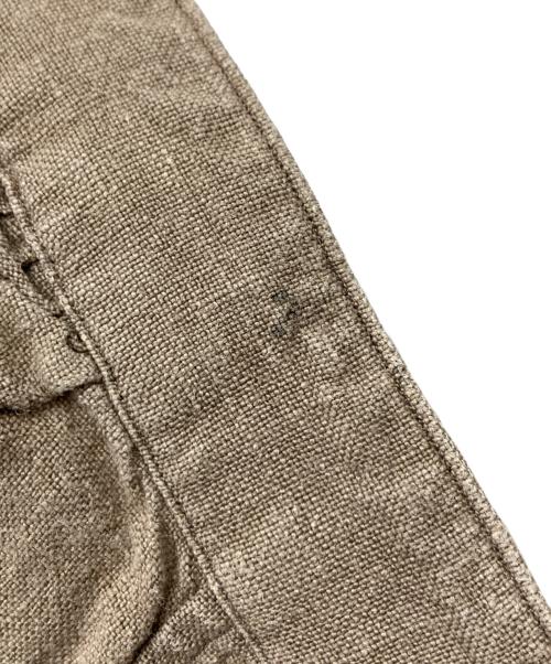 advent（アドベント）advent (アドベント) リネンプルオーバーシャツ ベージュ サイズ:5の古着・服飾アイテム