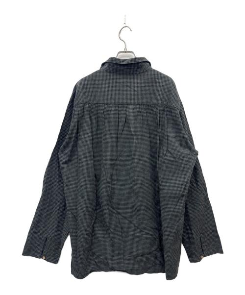 advent（アドベント）advent (アドベント) ギンガムチェックプルオーバーシャツ グリーン×ブラック サイズ:5の古着・服飾アイテム