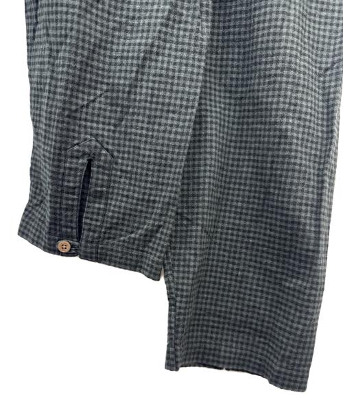 advent（アドベント）advent (アドベント) ギンガムチェックプルオーバーシャツ グリーン×ブラック サイズ:5の古着・服飾アイテム