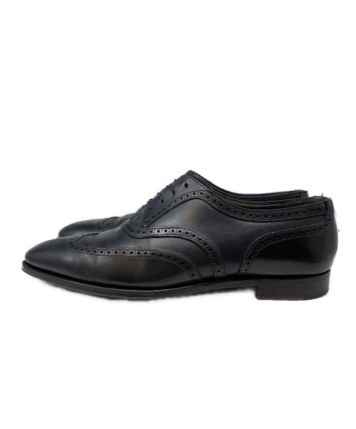Crockett & Jones（クロケット＆ジョーンズ）Crockett & Jones (クロケット＆ジョーンズ) GERRARD  フルブローグシューズ ブラック サイズ:81/2の古着・服飾アイテム