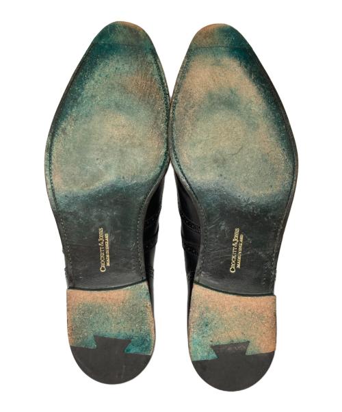 Crockett & Jones（クロケット＆ジョーンズ）Crockett & Jones (クロケット＆ジョーンズ) GERRARD  フルブローグシューズ ブラック サイズ:81/2の古着・服飾アイテム