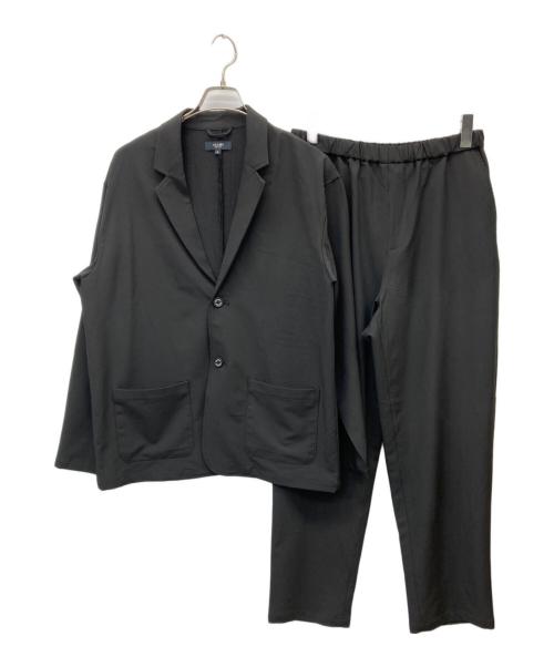 BEAMS HEART（ビームスハート）BEAMS HEART (ビームスハート) ストレッチ イージー 2ボタン ジャケット＆パンツ ブラック サイズ:Mの古着・服飾アイテム