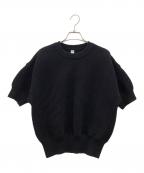 CFCLシーエフシーエル）の古着「TC STRATUM SHORT SLEEVE TOP」｜ブラック