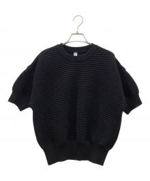 CFCL（シーエフシーエル）の古着「TC STRATUM SHORT SLEEVE TOP」｜ブラック