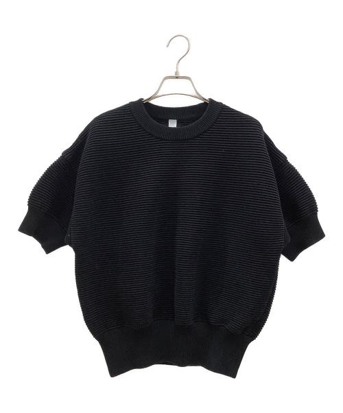 CFCL（シーエフシーエル）CFCL (シーエフシーエル) TC STRATUM SHORT SLEEVE TOP ブラック サイズ:1の古着・服飾アイテム