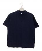 CFCLシーエフシーエル）の古着「GARTER MOCK NECK SHORT SLEEVE TEE」｜ネイビー
