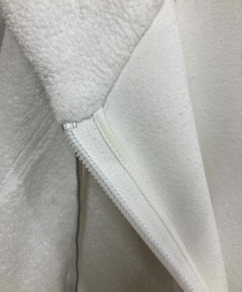 FENDI（フェンディ）FENDI (フェンディ) パイル ハーフジップパーカー ホワイト サイズ:Lの古着・服飾アイテム