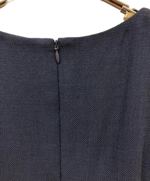 UNTITLED（アンタイトル）UNTITLED (アンタイトル) スラブ調マーメイドワンピース ネイビー サイズ:1 未使用品の古着・服飾アイテム