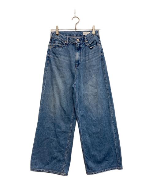 upper hights（アッパーハイツ）upper hights (アッパーハイツ) THE LARA ワイドストレートデニムパンツ FEATHER MID BLUE サイズ:ｗ22の古着・服飾アイテム