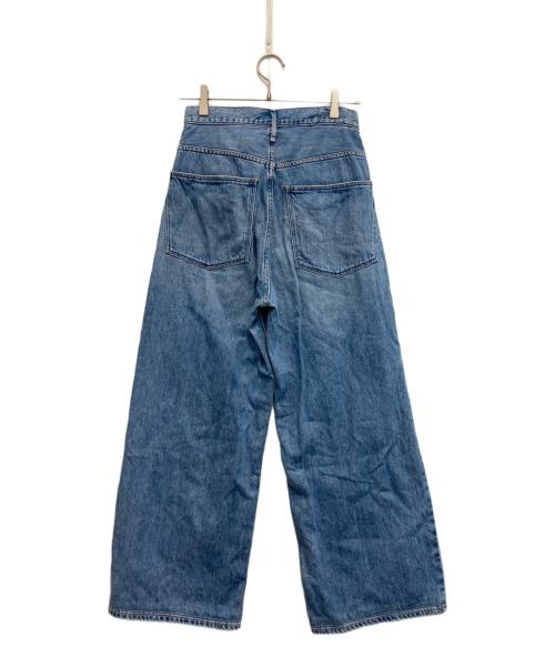 upper hights（アッパーハイツ）upper hights (アッパーハイツ) THE LARA ワイドストレートデニムパンツ FEATHER MID BLUE サイズ:ｗ22の古着・服飾アイテム