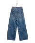 upper hights (アッパーハイツ) THE LARA ワイドストレートデニムパンツ FEATHER MID BLUE サイズ:ｗ22：7000円