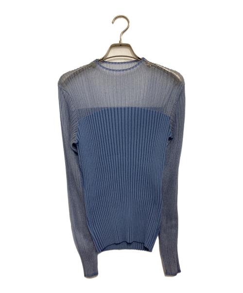 Loulou Willoughby（ルルウィルビー）Loulou Willoughby (ルルウィルビー) シアーキリカエプルオーバー ブルー サイズ:SIZE 2の古着・服飾アイテム