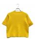 Loulou Willoughby (ルルウィルビー) アイレット半袖カーディガン イエロー サイズ:SIZE 2 未使用品：13000円