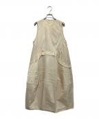 ENFOLDエンフォルド）の古着「TUCK DRAPE DRESS」｜アイボリー