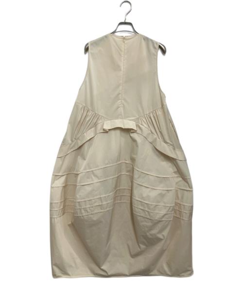 ENFOLD（エンフォルド）ENFOLD (エンフォルド) TUCK DRAPE DRESS アイボリー サイズ:36の古着・服飾アイテム
