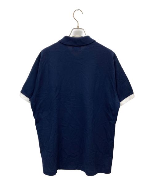 LACOSTE（ラコステ）LACOSTE (ラコステ) ワッペンロゴポロシャツ ネイビー サイズ:XLの古着・服飾アイテム