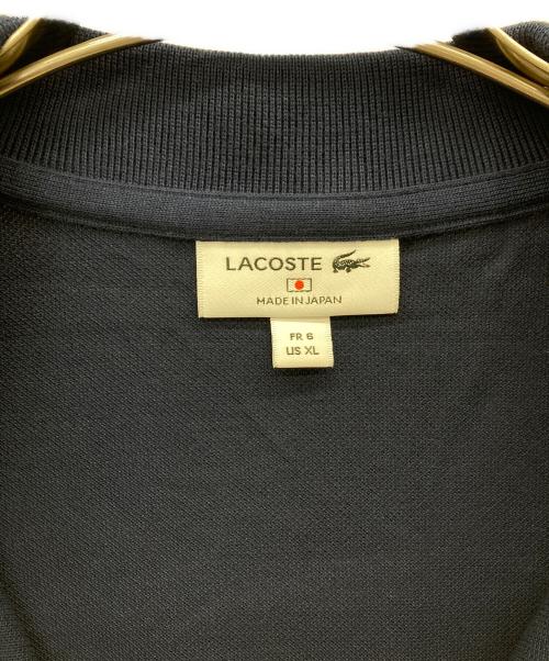 LACOSTE（ラコステ）LACOSTE (ラコステ) ワッペンロゴポロシャツ ネイビー サイズ:XLの古着・服飾アイテム