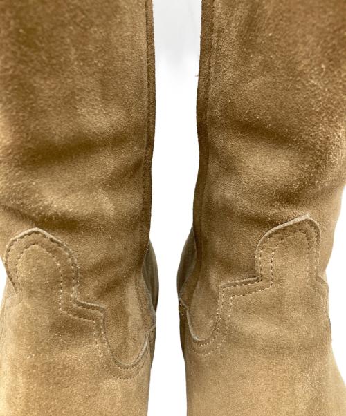 nonnative（ノンネイティブ）nonnative (ノンネイティブ) RANCHER ZIP UP BOOTS COW SUEDE ベージュ サイズ:43の古着・服飾アイテム