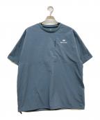Snow peak×WIND AND SEAスノーピーク×ウィンダンシー）の古着「Breathable Quick Dry T-Shirt」｜チャコールグレー