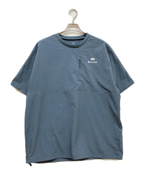 Snow peak（スノーピーク）Snow peak (スノーピーク) WIND AND SEA (ウィンダンシー) Breathable Quick Dry T-Shirt チャコールグレー サイズ:SIZE Lの古着・服飾アイテム