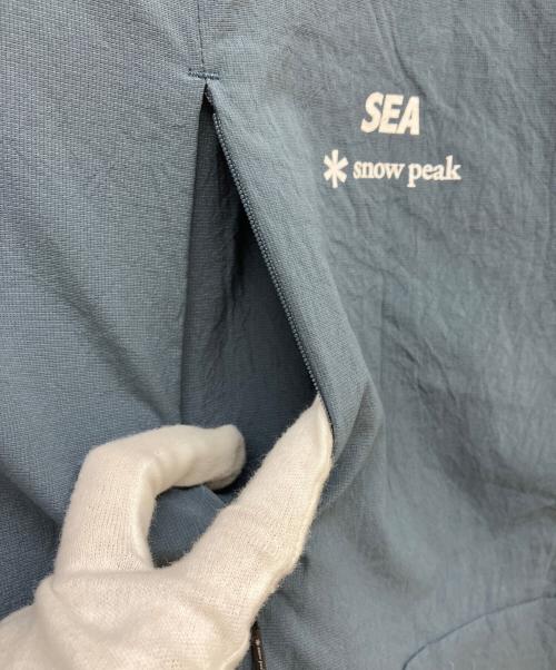 Snow peak（スノーピーク）Snow peak (スノーピーク) WIND AND SEA (ウィンダンシー) Breathable Quick Dry T-Shirt チャコールグレー サイズ:SIZE Lの古着・服飾アイテム