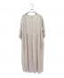 nest Robe（ネストローブ）の古着「ラインマークレースギャザーワンピース」｜アイボリー