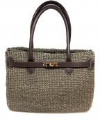 COTTOコトゥー）の古着「ABACA ハンドバッグ」｜ブラウン