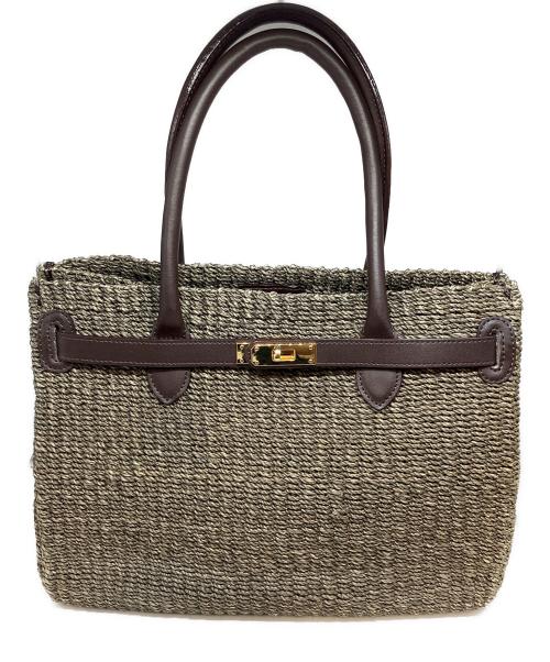COTTO（コトゥー）COTTO (コトゥー) ABACA ハンドバッグ ブラウンの古着・服飾アイテム