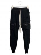 RICK OWENSリックオウエンス）の古着「MASTODON CARGO PANTS」｜ブラック