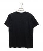 BORDERS at BALCONYボーダーズアットバルコニー）の古着「BACK FRILL TEE」｜ブラック