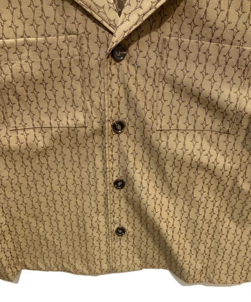 Thames（テムズ）THAMES (テムズ) 半袖シャツ ベージュ サイズ:Ⅼの古着・服飾アイテム