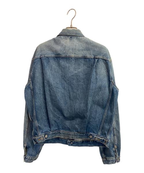 Maison Margiela（メゾンマルジェラ）Maison Margiela (メゾンマルジェラ) デストロイドデニムジャケット ブルー サイズ:48の古着・服飾アイテム