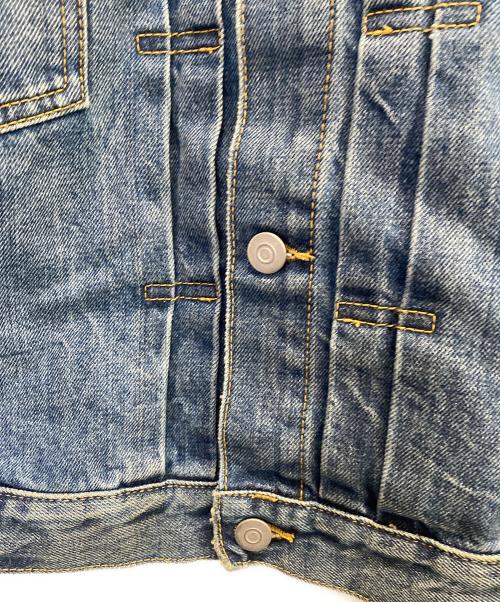 Maison Margiela（メゾンマルジェラ）Maison Margiela (メゾンマルジェラ) デストロイドデニムジャケット ブルー サイズ:48の古着・服飾アイテム