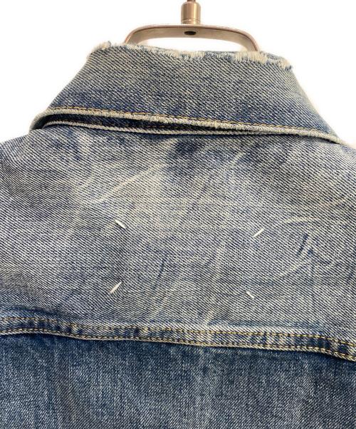 Maison Margiela（メゾンマルジェラ）Maison Margiela (メゾンマルジェラ) デストロイドデニムジャケット ブルー サイズ:48の古着・服飾アイテム