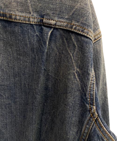 Maison Margiela（メゾンマルジェラ）Maison Margiela (メゾンマルジェラ) デストロイドデニムジャケット ブルー サイズ:48の古着・服飾アイテム