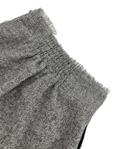 HER LIP TO（ハーリップトゥ）HER LIP TO (ハーリップトゥ) Tweed Fringed Summer Set グレー サイズ:Sの古着・服飾アイテム