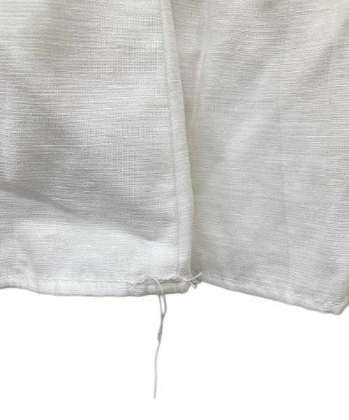 L'AUBE BLANC（ローブ ブラン）L'AUBE BLANC (ローブ ブラン) Panel Flare Shirt Dress ホワイト サイズ:Mの古着・服飾アイテム