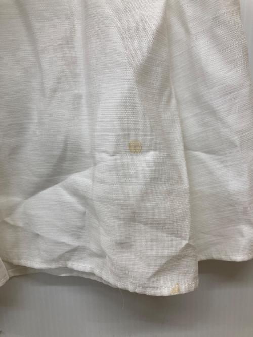 L'AUBE BLANC（ローブ ブラン）L'AUBE BLANC (ローブ ブラン) Panel Flare Shirt Dress ホワイト サイズ:Mの古着・服飾アイテム