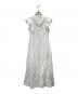 L'AUBE BLANC（ローブ ブラン）の古着「Panel Flare Shirt Dress」｜ホワイト