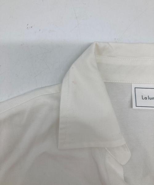 La lune（ラリューン）La lune (ラリューン) ノースリーブトレンチイレヘムワンピース ホワイト サイズ:FREEの古着・服飾アイテム