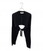 ENFOLDエンフォルド）の古着「SHORTEST CARDIGAN」｜ブラック