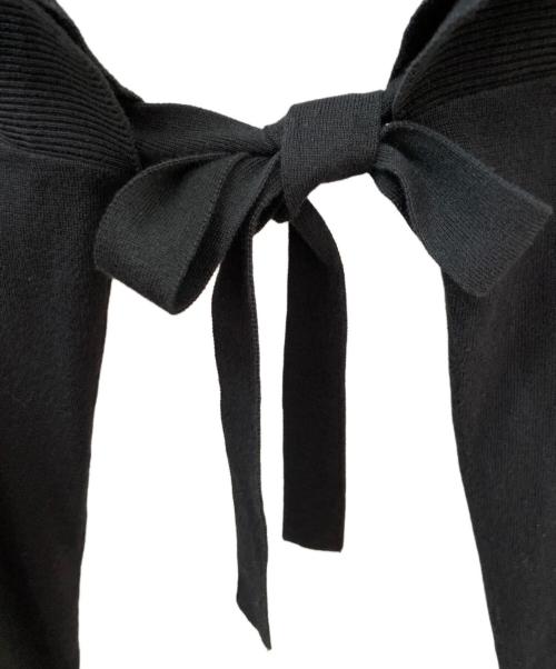 ENFOLD（エンフォルド）ENFOLD (エンフォルド) SHORTEST CARDIGAN ブラック サイズ:38の古着・服飾アイテム