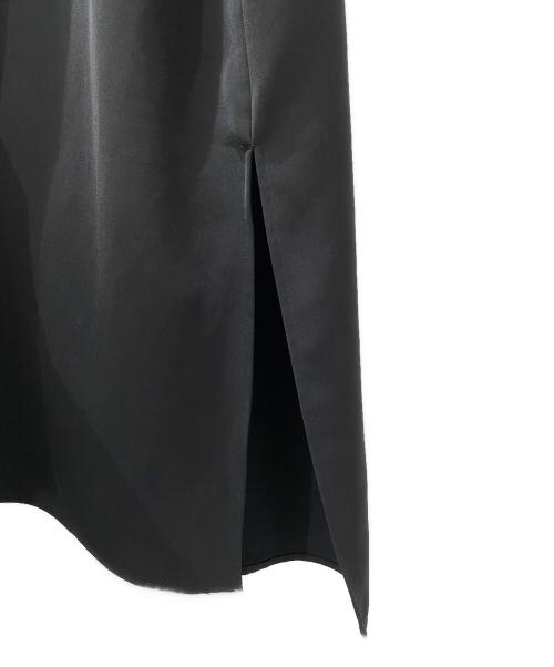 ENFOLD（エンフォルド）ENFOLD (エンフォルド) FLARE SLIT JUMPER-SKIRT ブラック サイズ:38の古着・服飾アイテム