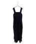 ENFOLD（エンフォルド）の古着「FLARE SLIT JUMPER-SKIRT」｜ブラック