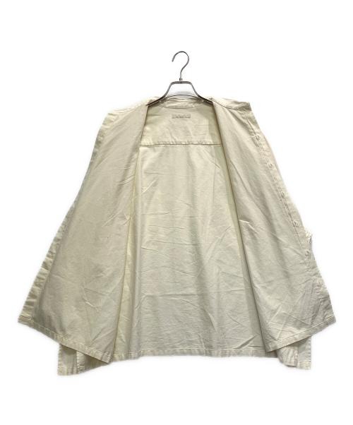 Plage（プラージュ）Plage (プラージュ) Light OX Poncho シャツ クリーム サイズ:FREEの古着・服飾アイテム