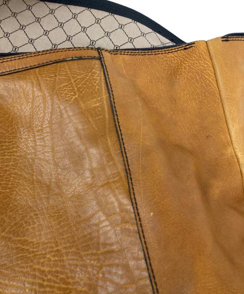 Gold Pfeil（ゴールドファイル）GOLD PFEIL (ゴールドファイル) ボストンバッグ ベージュの古着・服飾アイテム