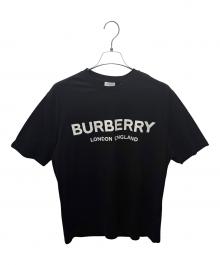 BURBERRY LONDON（バーバリーロンドン）の古着「フロントロゴTシャツ」｜ブラック