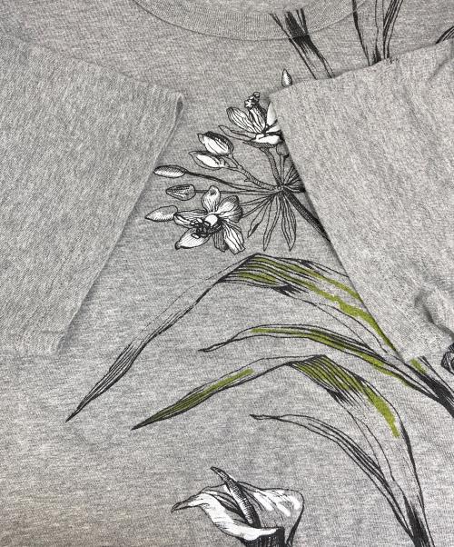 GUCCI（グッチ）GUCCI (グッチ) 孔雀プリント半袖Tシャツ グレー サイズ:XSの古着・服飾アイテム