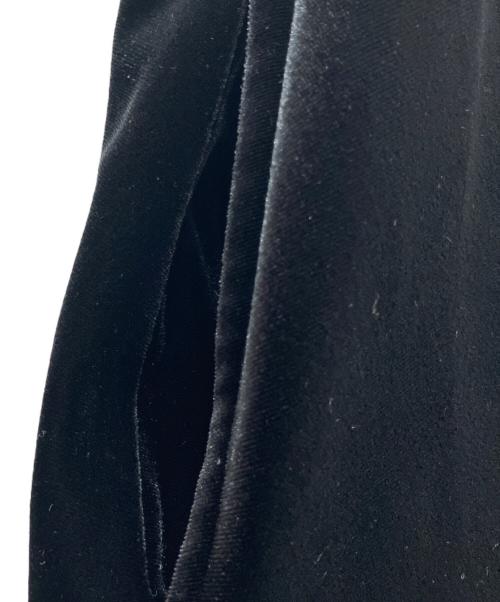 foufou（フーフー）foufou (フーフー) ノースリーブベロアワンピース ブラック サイズ:1の古着・服飾アイテム